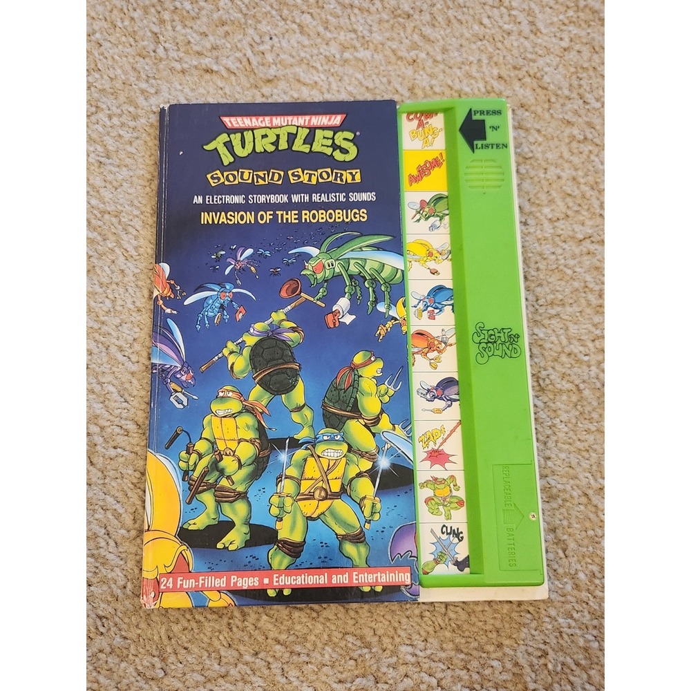 Teenage Mutant Ninja Turtles Sound Story "Invasion of the Robobugs" UNTESTED